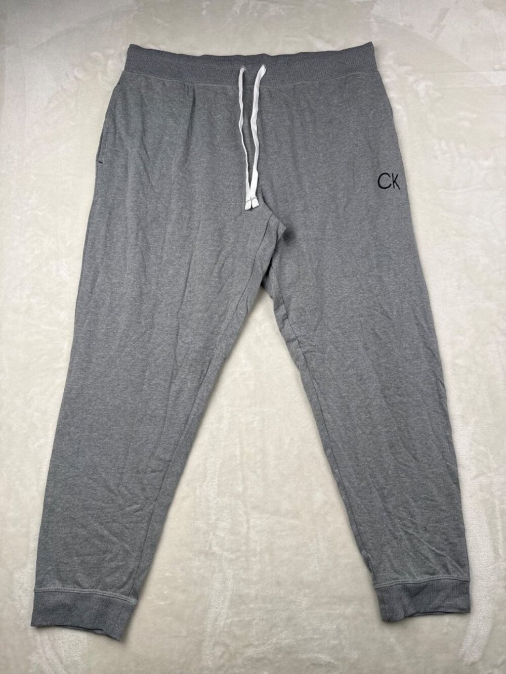 Calvin Klein 2 pieces Sleepwear Mens Jogger Pants Gray & Blue XL Pajamas
